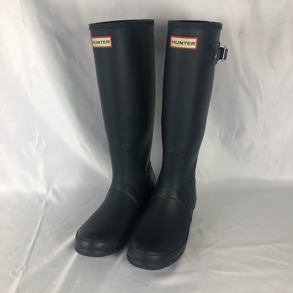 COPY - Hunter Tall Matte Black Rubber Rain Boots